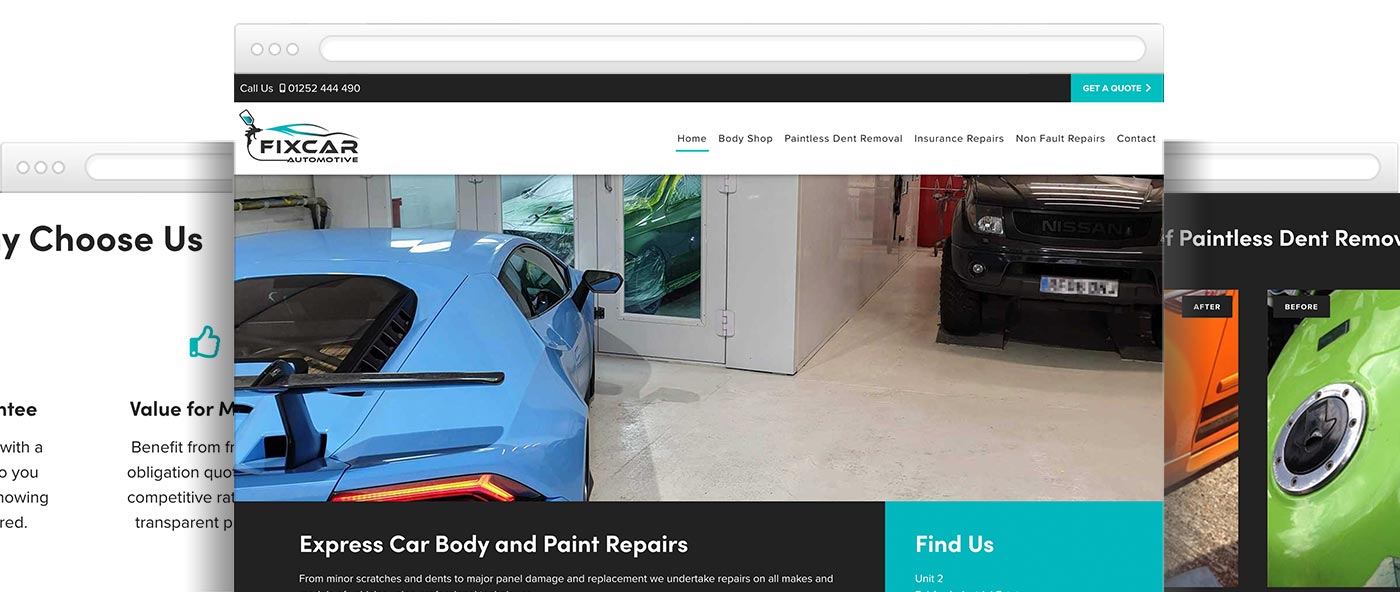 Car Repair Web Design