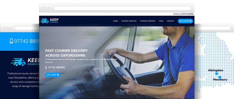 Courier Service Website Template Free Download
