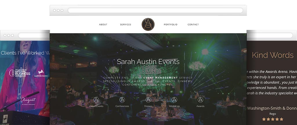 Event Consultancy website design