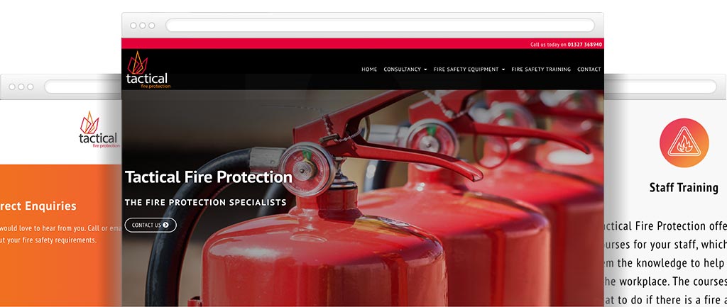 Fire Safety Website Design