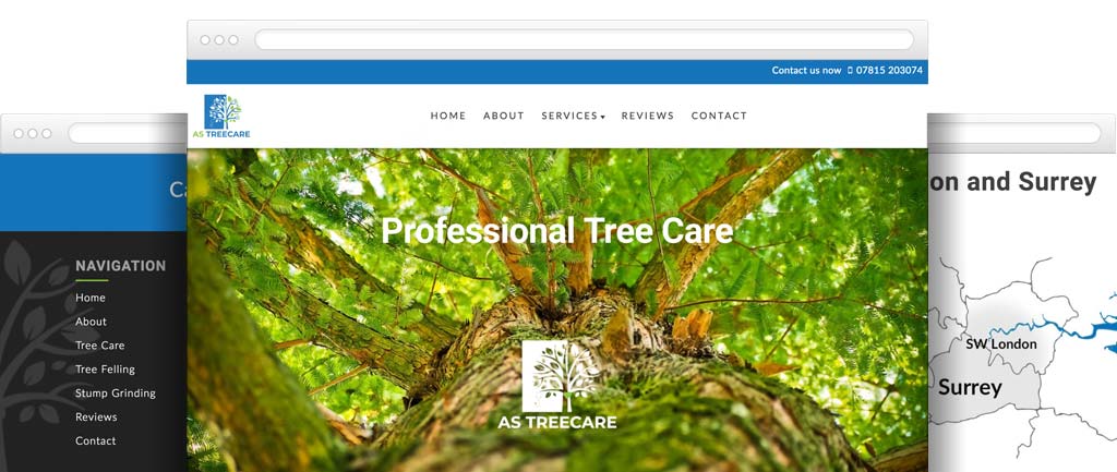 Arborist website design